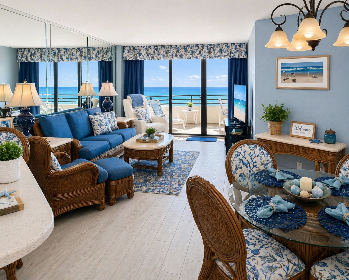 Unit 403 — Oceanfront Balcony with Seating