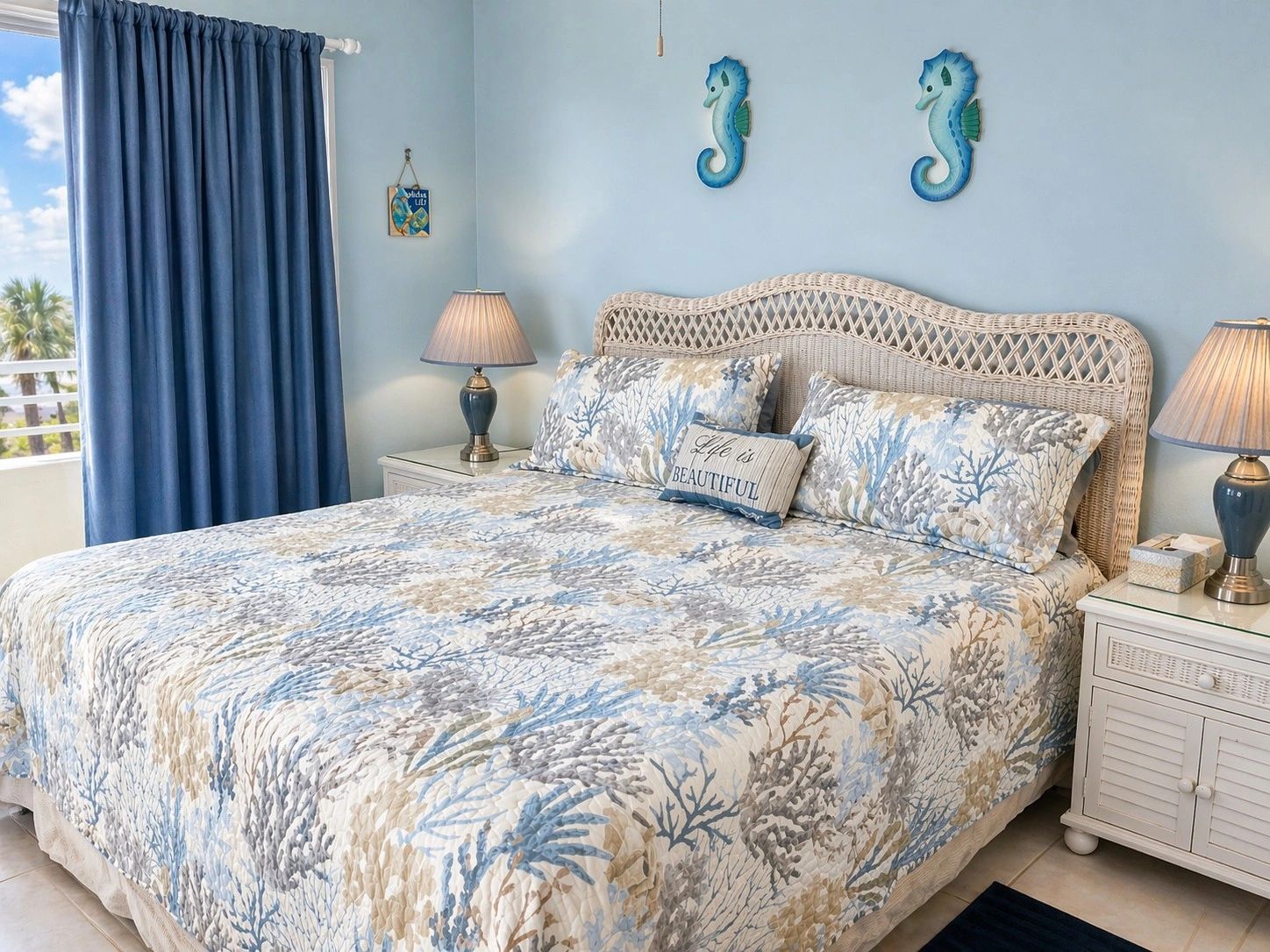 Unit 204 — Well-Appointed King-Size Master Bedroom